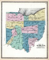 Ohio State Map - Showing Government Surveys, Medina County 1897